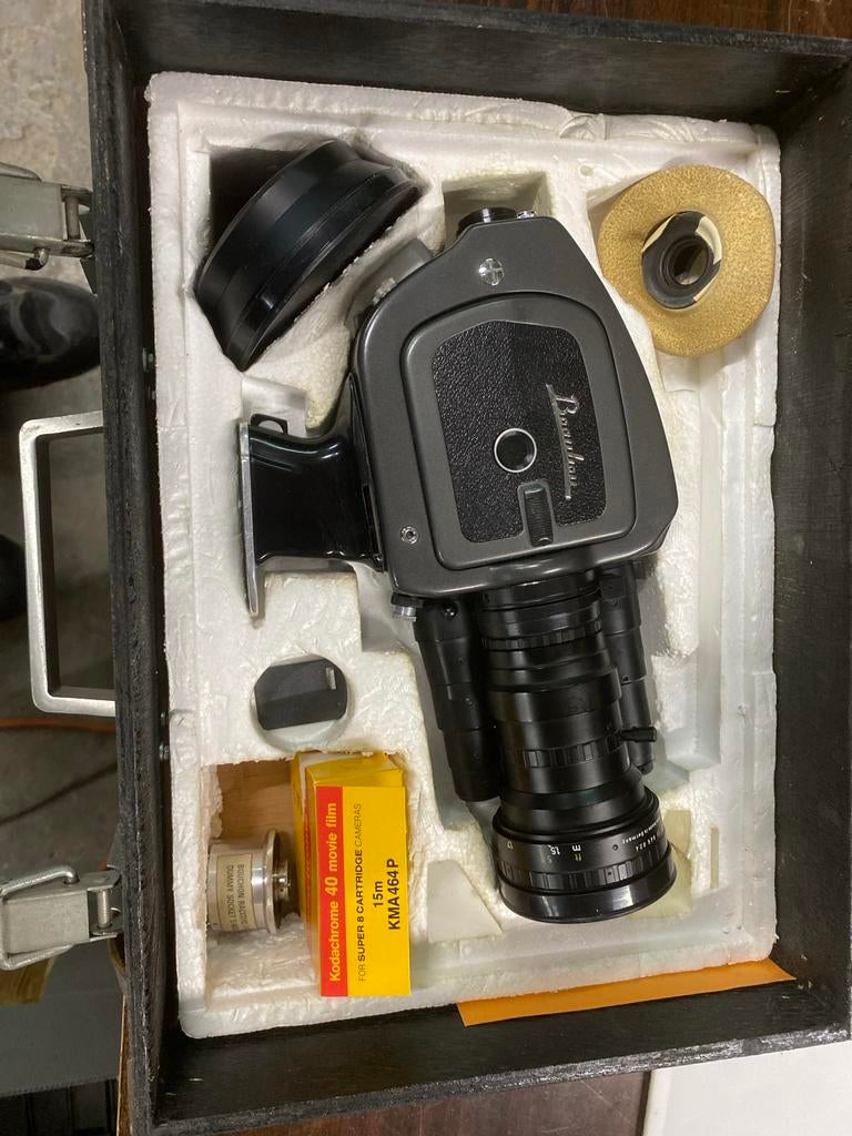 Vintage Beaulieu Filmteam Super 8 Camera met Koffer, Ophalen, 8mm, Camera