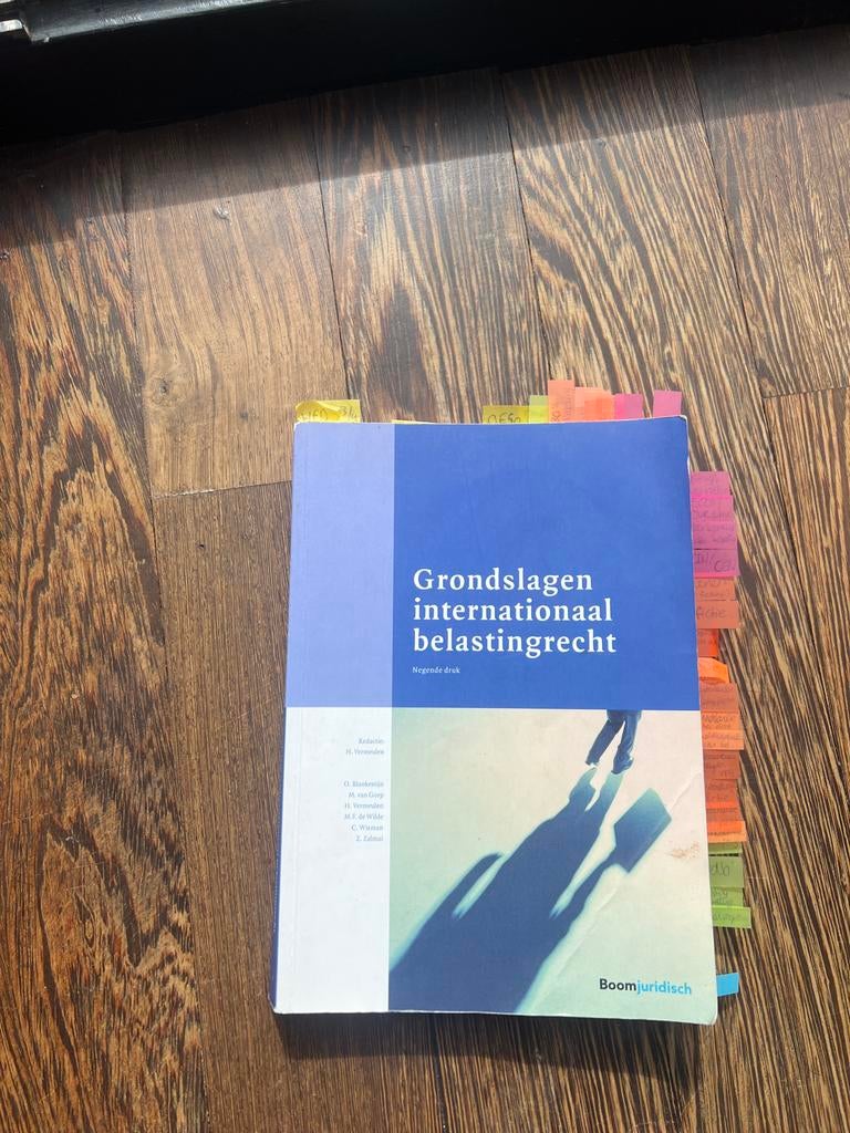 Grondslagen internationaal belastingrecht - 9e druk, Boeken, Studieboeken en Cursussen, Gelezen, HBO, Gamma, Ophalen of Verzenden