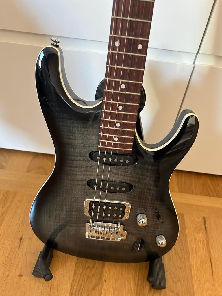 Ibanez SA260fm grey burst Gitaar + Marshall code25, Muziek en Instrumenten, Ophalen of Verzenden, Zo goed als nieuw, Solid body