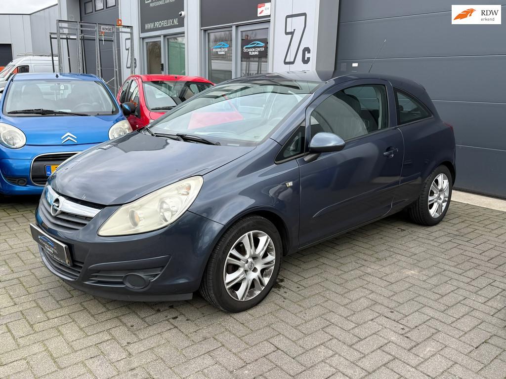 Opel Corsa 1.4 AIRCO | ELEKTR PAKKET | NIEUWE APK |, Voorwielaandrijving, Stof, Gebruikt, Zwart
