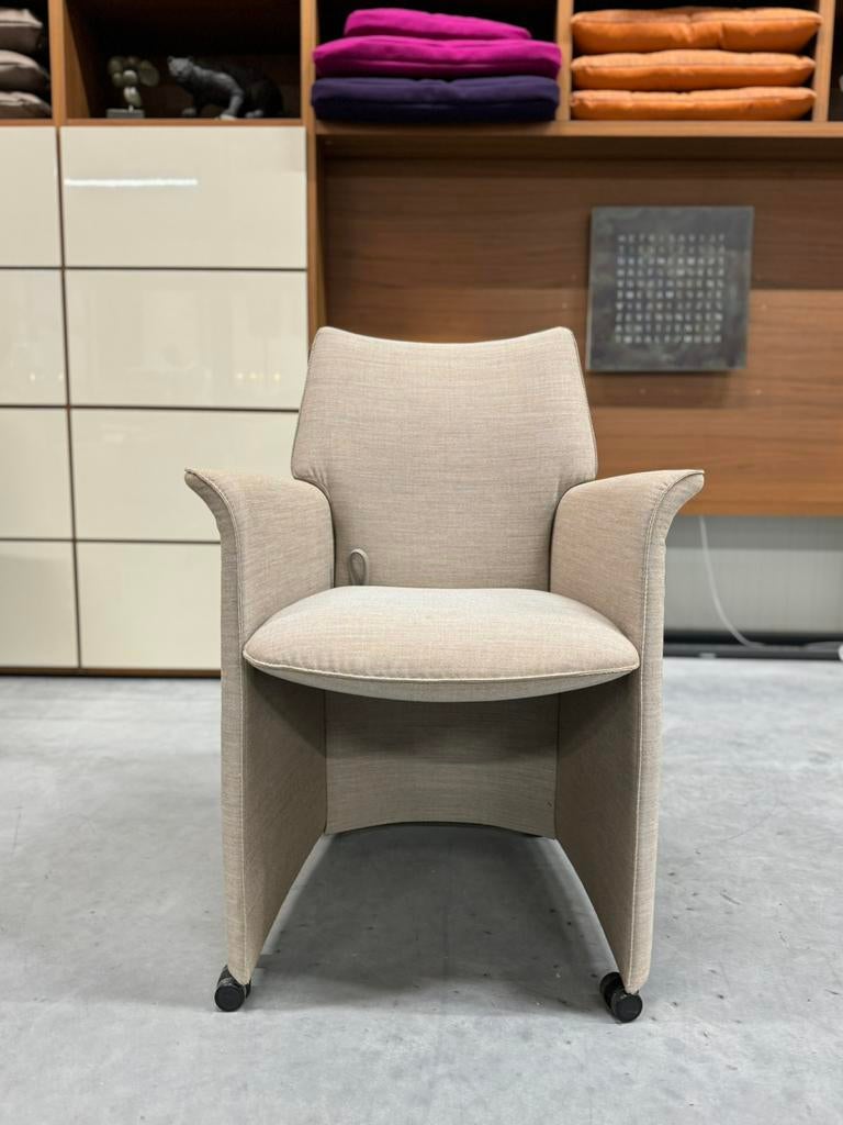 (1) Leolux Tamarinde plus stoel met wielen design, Leolux, Nieuw, Ophalen of Verzenden, Pode Evidence