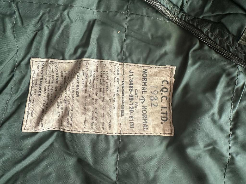 Legerslaapzak LTD.- Groen, Caravans en Kamperen, Slaapzakken, Ophalen of Verzenden, Gebruikt