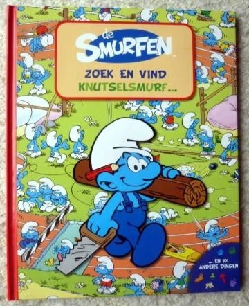 Zoekboek,  smurfen - nieuwstaat, Ophalen of Verzenden, Zo goed als nieuw, Fictie algemeen