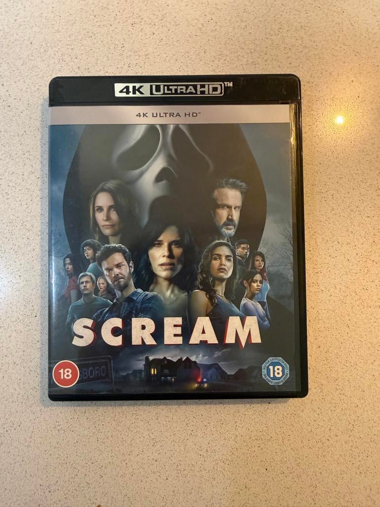 Scream (2022) 4K Ultra HD Blu-Ray, Cd's en Dvd's, Blu-ray, Ophalen of Verzenden, Zo goed als nieuw, Horror