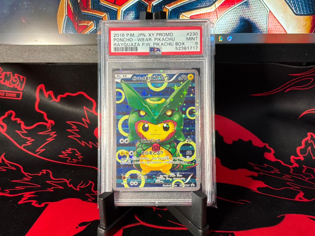 PSA Pokémon Kaart - Poncho-wearing Pikachu XY-P230 - PSA 9, Ophalen, Zo goed als nieuw, Losse kaart, Foil