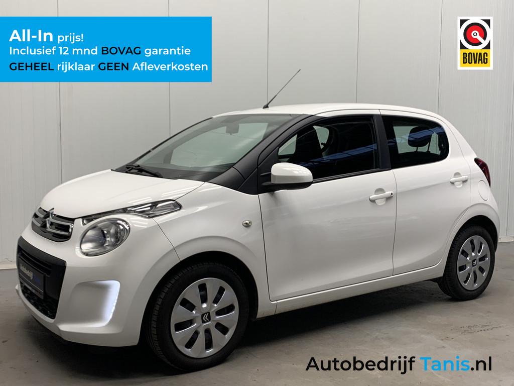 Citroën C1 1.0 VTi Millenium CARPLAY-AIRCO-CAMERA-STOELVERW, Voorwielaandrijving, 12 maanden, Stof, Gebruikt