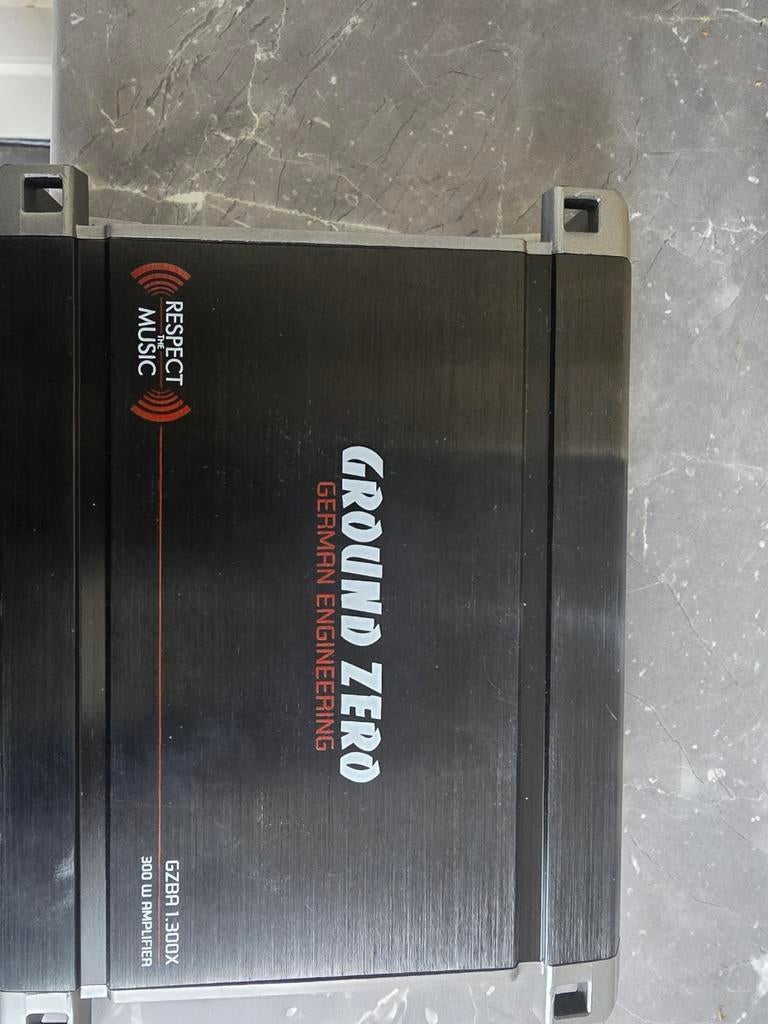 Ground Zero GZBA 1.300X versterker, Auto diversen, Autoradio's, Zo goed als nieuw, Ophalen