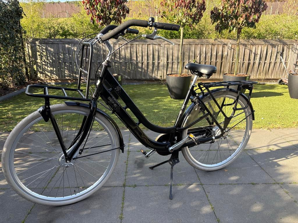 BSP Seine EVO moederfiets - Zwart, lage instap - 7 versn, 50 tot 53 cm, Ophalen, Overige merken, Gebruikt