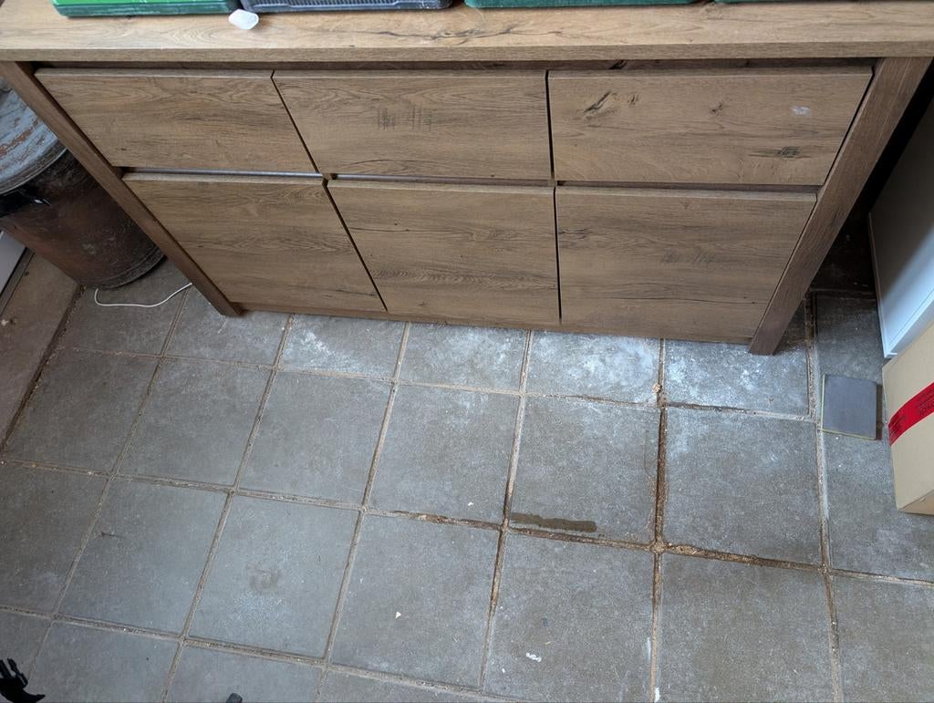 Houten kastje met lades en deurtjes, Huis en Inrichting, Kasten | Overige, Ophalen, Zo goed als nieuw