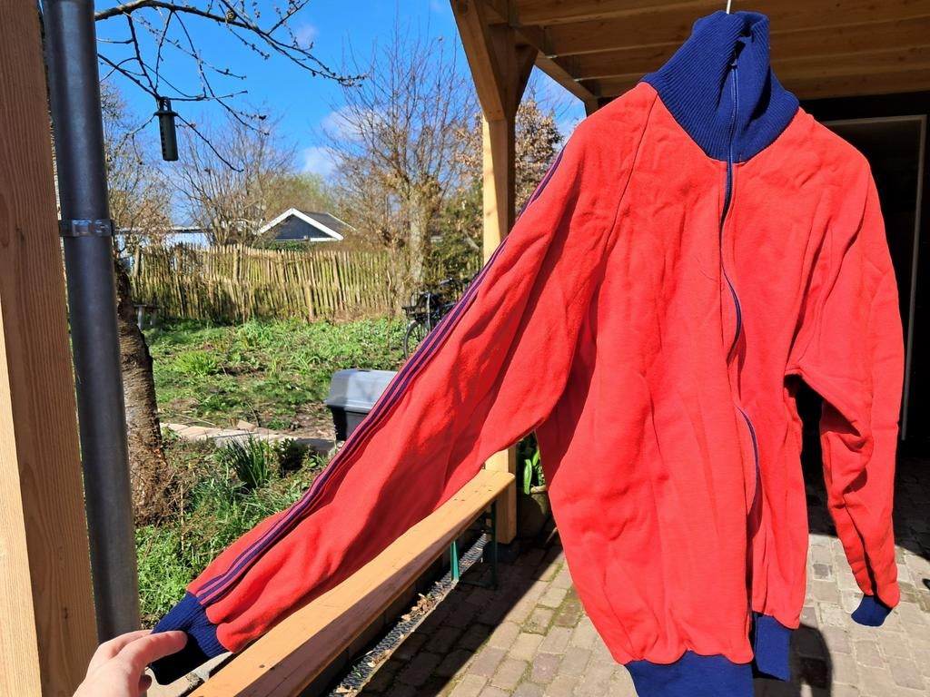 Vintage trainingsjasje maat m, Maat 38/40 (M), Overige typen, Ophalen of Verzenden, Gedragen