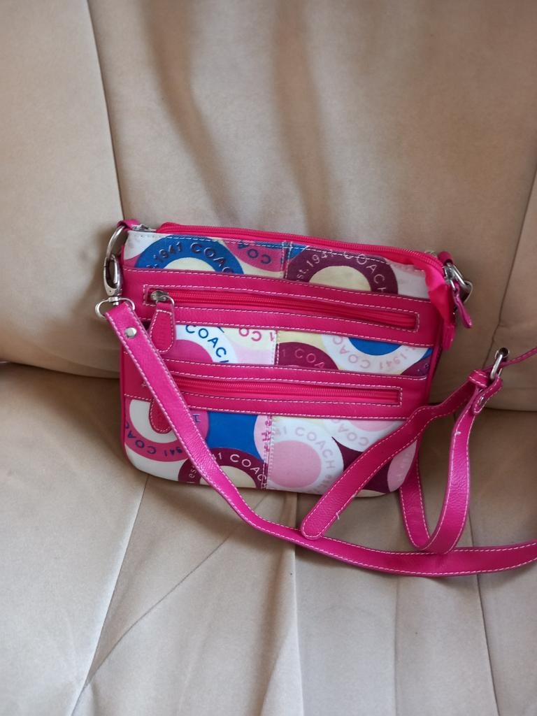 Coach, vintage schoudertas, Ophalen of Verzenden, Schoudertasje