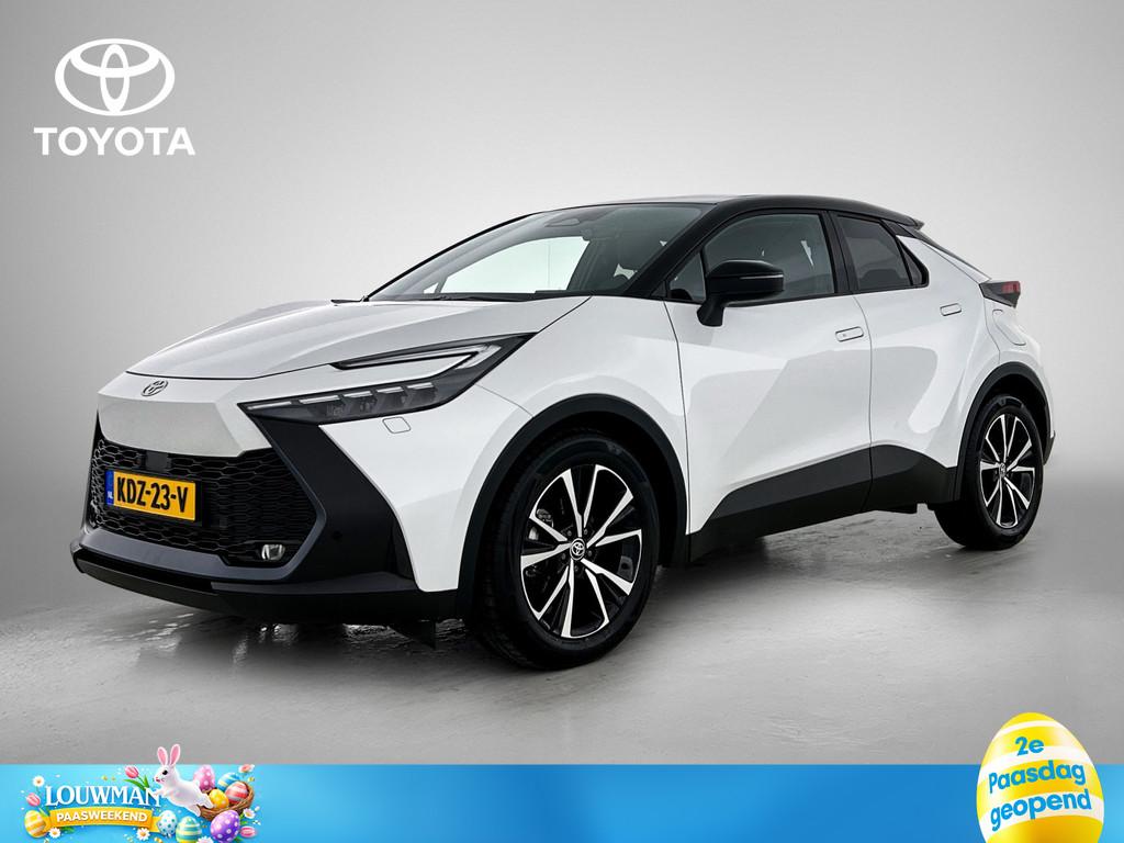 Toyota C-HR 1.8 Hybrid 140 First Edition I Stuur- en stoelve, 12 maanden, Stof, 4 cilinders, Wit