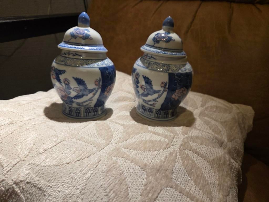 Vintage gember potjes, Ophalen