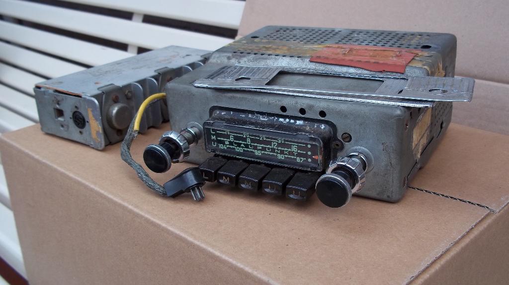 blaupunkt buizen autoradio, Auto diversen, Ophalen of Verzenden, Gebruikt