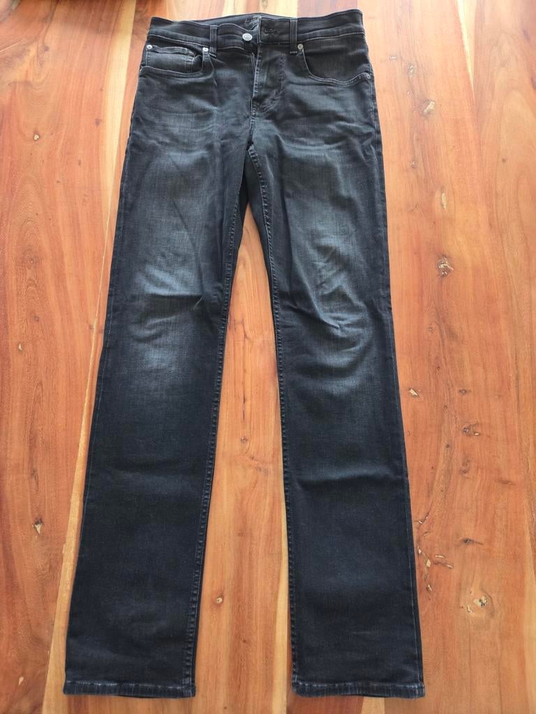 Nieuwe broek 7en maat 28/32 is zwart 1x gewassen na aankoop, 7 For All Mankind, Zwart, Nieuw, W32 (confectie 46) of kleiner