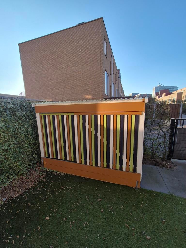 Kleine berging, zelf demonteren, Ophalen of Verzenden, Gebruikt, Hout, Overige typen