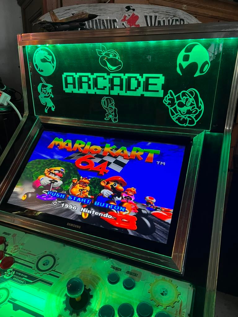 Grote Arcadekast, 10.000 oldskool spellen ook 3D, Ophalen, Gebruikt, Nvt, Nvt