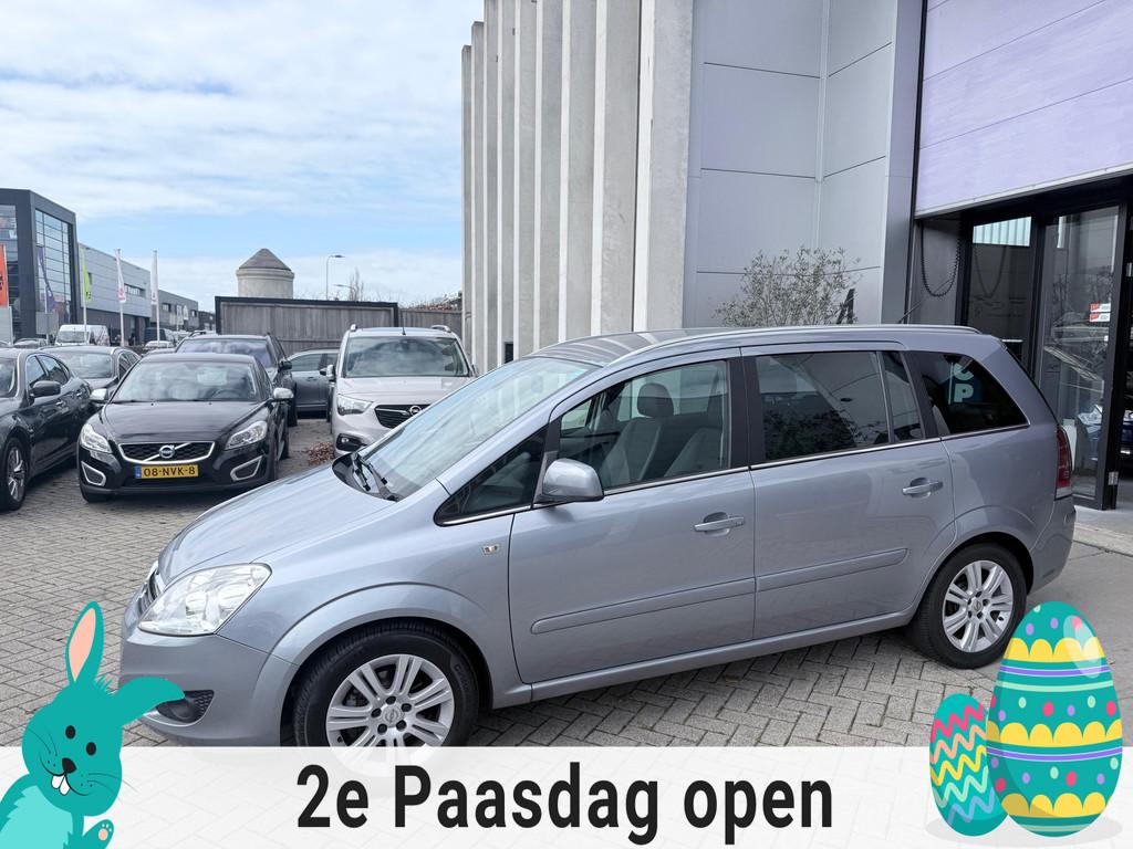 Opel Zafira 1.8 Cosmo 7PERS! NAVI! CLIMA! CRUISE! PDC! INRUI, Voorwielaandrijving, Gebruikt, Zwart, 4 cilinders