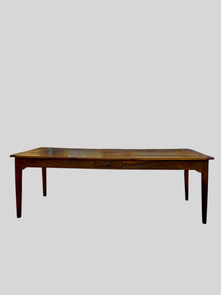 Antieke Franse eettafel tafel boerentafel 230 cm, Ophalen