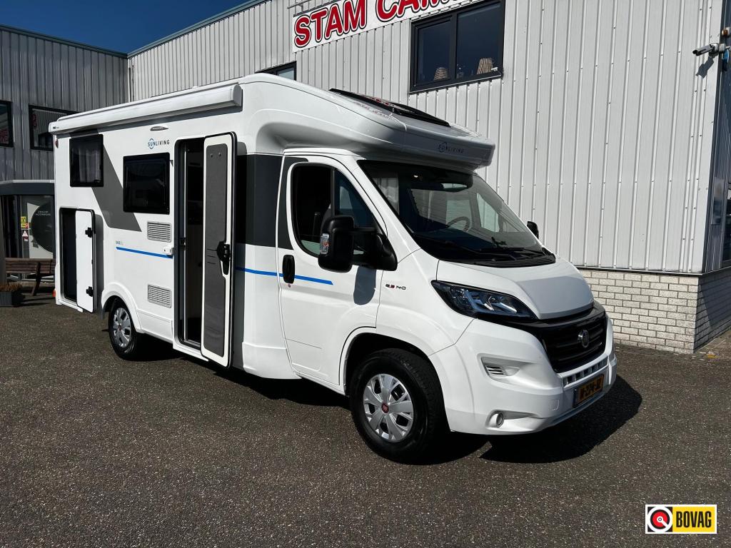 Sun Living S65-SL Luifel, Omvormer, Vloerverwarming, Caravans en Kamperen, Campers, Fiat, Tot en met 2, Bedrijf, Sun Living