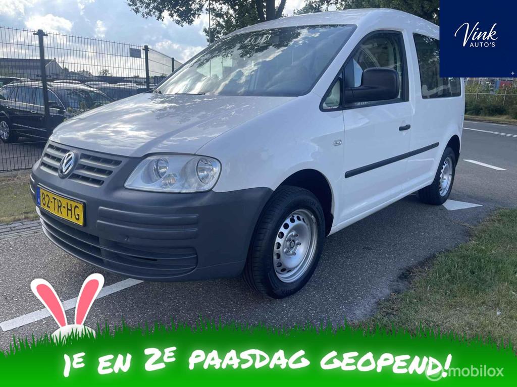 Volkswagen Caddy MPV 1.9 TDI Optive 5p., Auto's, Gebruikt, Overige modellen, 4 cilinders, Wit