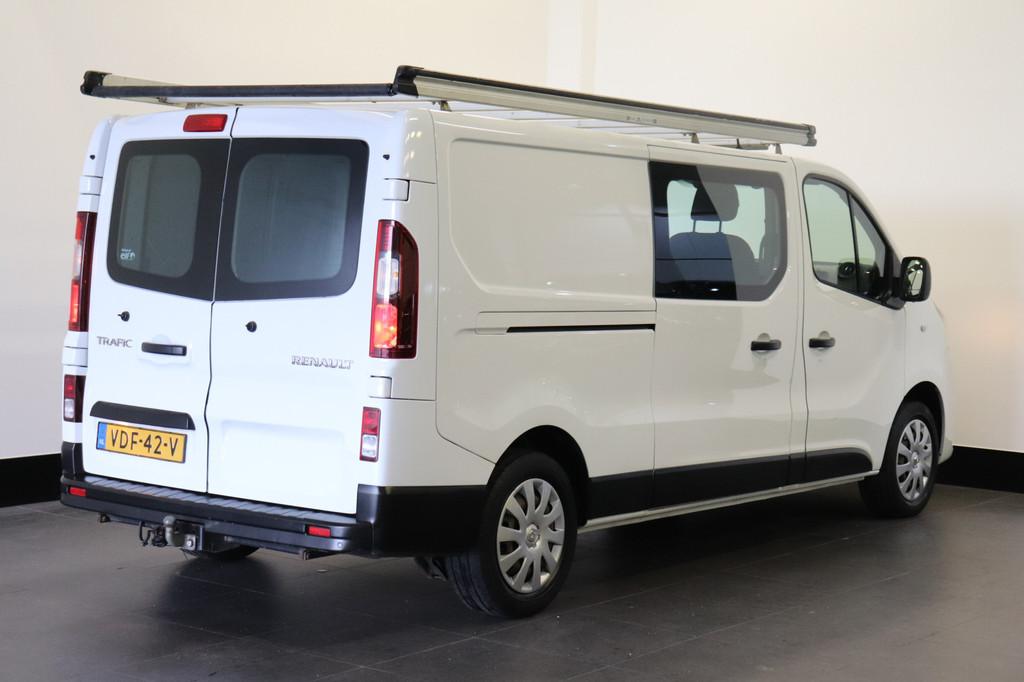 Renault Trafic 1.6 dCi 125PK L2 Dubbele Cabine EURO 6 - Airc, Voorwielaandrijving, Stof, Gebruikt, Renault
