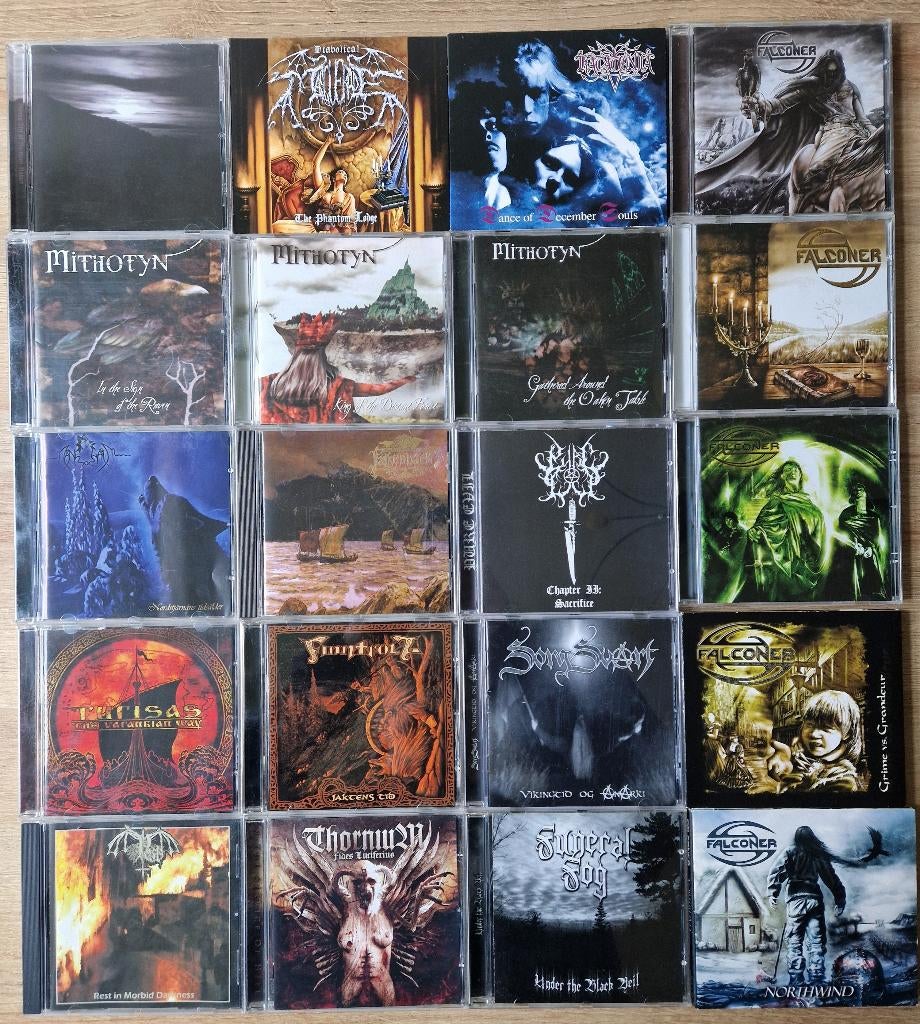 Black/Ambient/Death/Viking/Heavy/Power/Folk Metal CDs 20X, Ophalen of Verzenden, Zo goed als nieuw