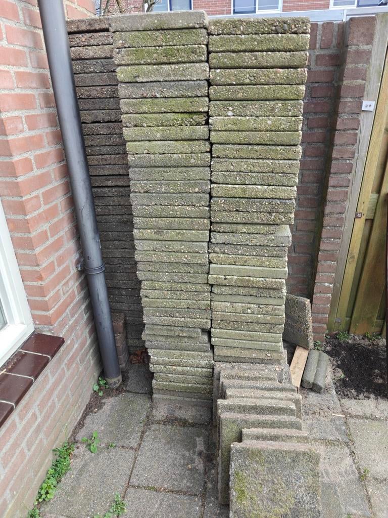 Betonnen terrastegels, Gebruikt, Ophalen of Verzenden, 10 m² of meer, Beton