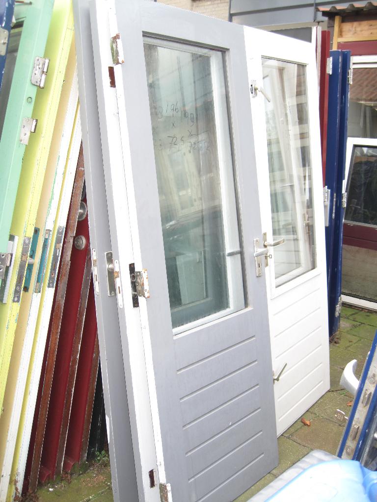 Div Achterdeuren / 201,5 x 82 / 198 x 73 / en meer maten, Ophalen, Gebruikt, 80 tot 100 cm, Buitendeur