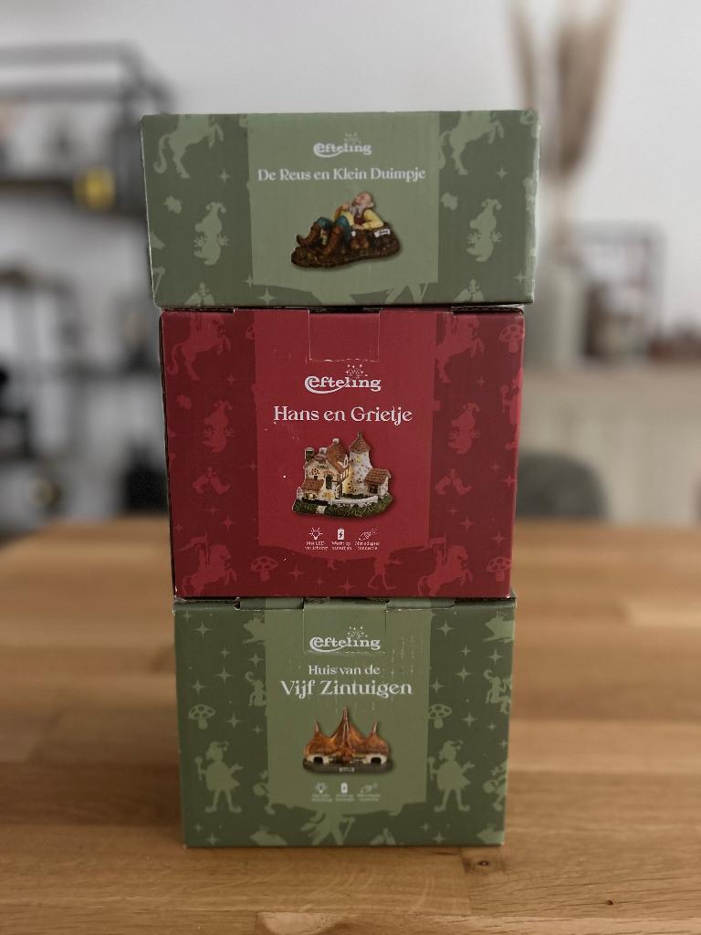 3 Efteling huisjes, Ophalen of Verzenden, Nieuw, Overige typen