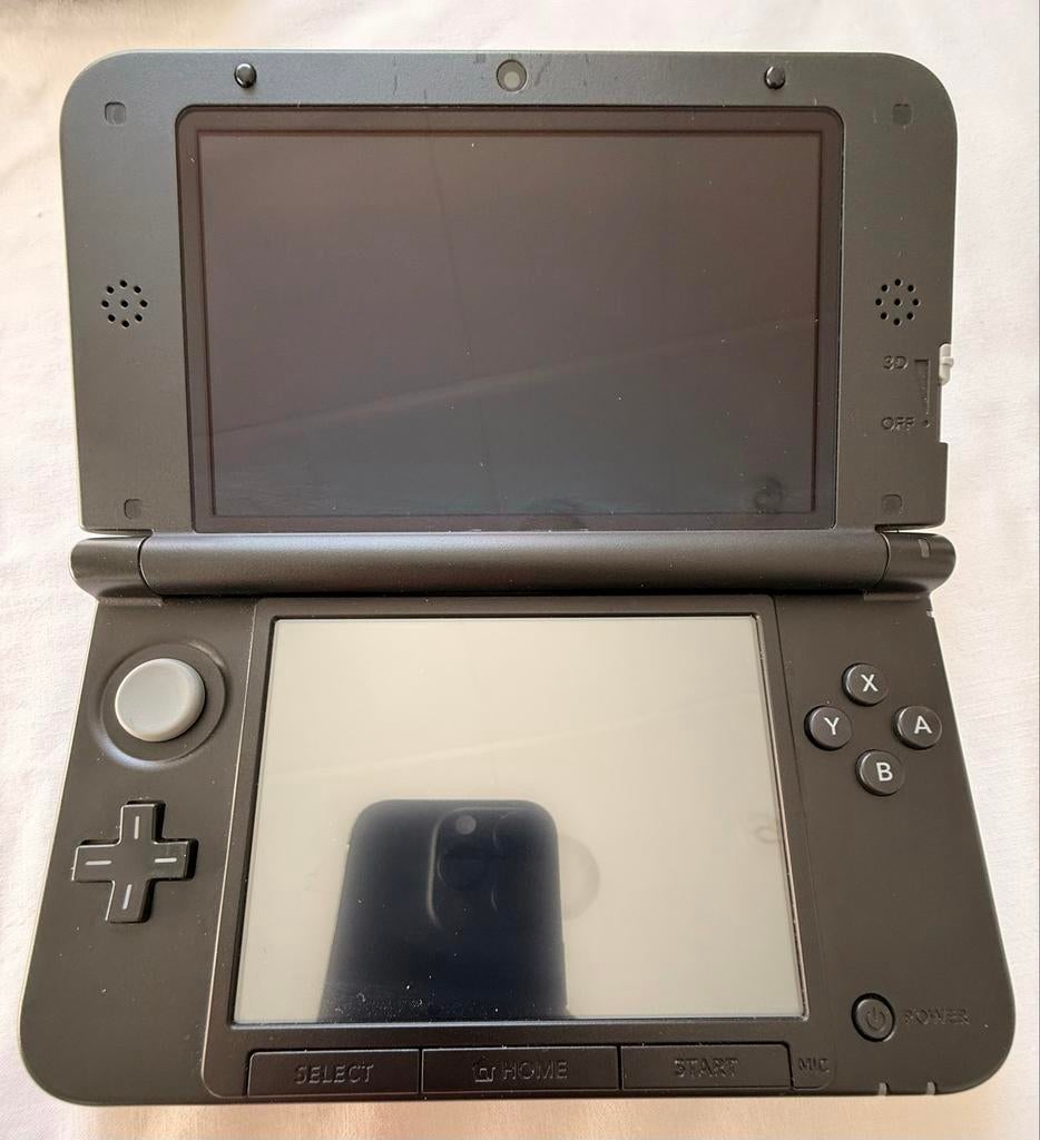 Nintendo 3DS XL in perfecte staat (modded), Zwart, 3DS XL, Ophalen of Verzenden, Zo goed als nieuw