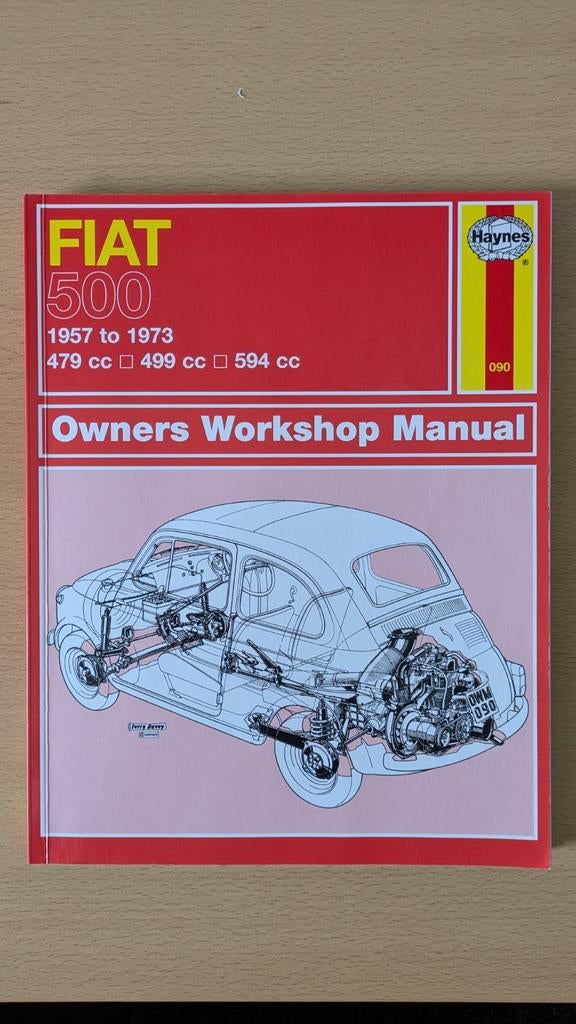 Werkplaatshandboek Fiat 500 (1957-1973), Ophalen of Verzenden, Overige merken