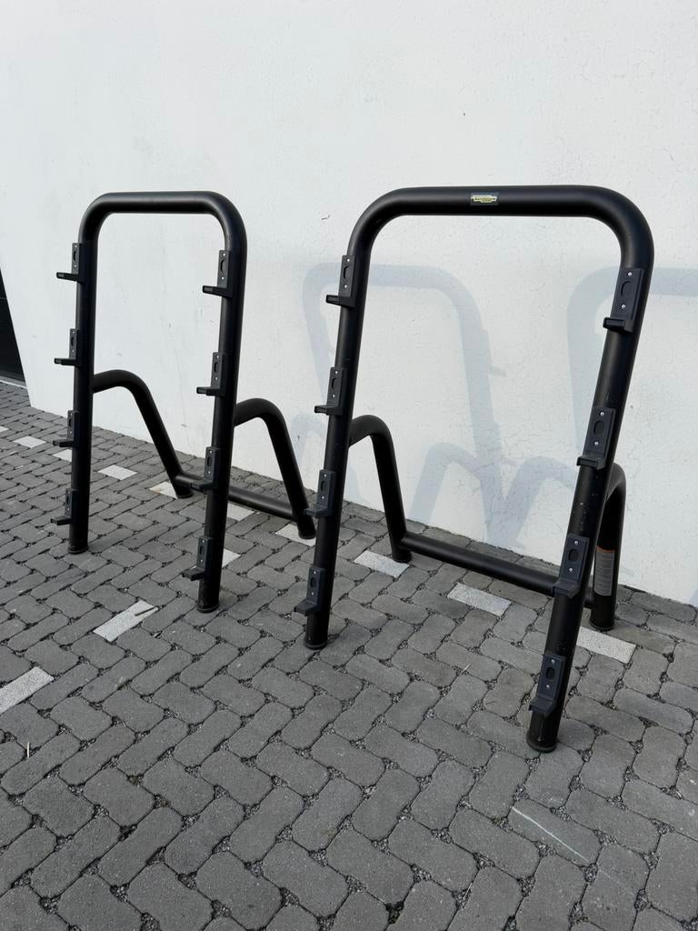 Technogym Barbelrack stangen rack, Ophalen, Zo goed als nieuw