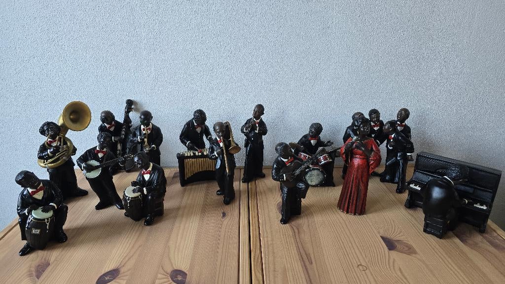 "All That Jazz" Jazz Ros Ed v Rosmalen, Verzamelen, Beelden en Beeldjes, Ophalen of Verzenden, Zo goed als nieuw, Overige typen