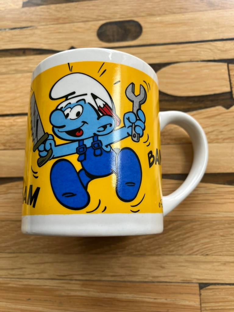 Smurfenbeker, Verzamelen, Smurfen, Ophalen of Verzenden, Zo goed als nieuw