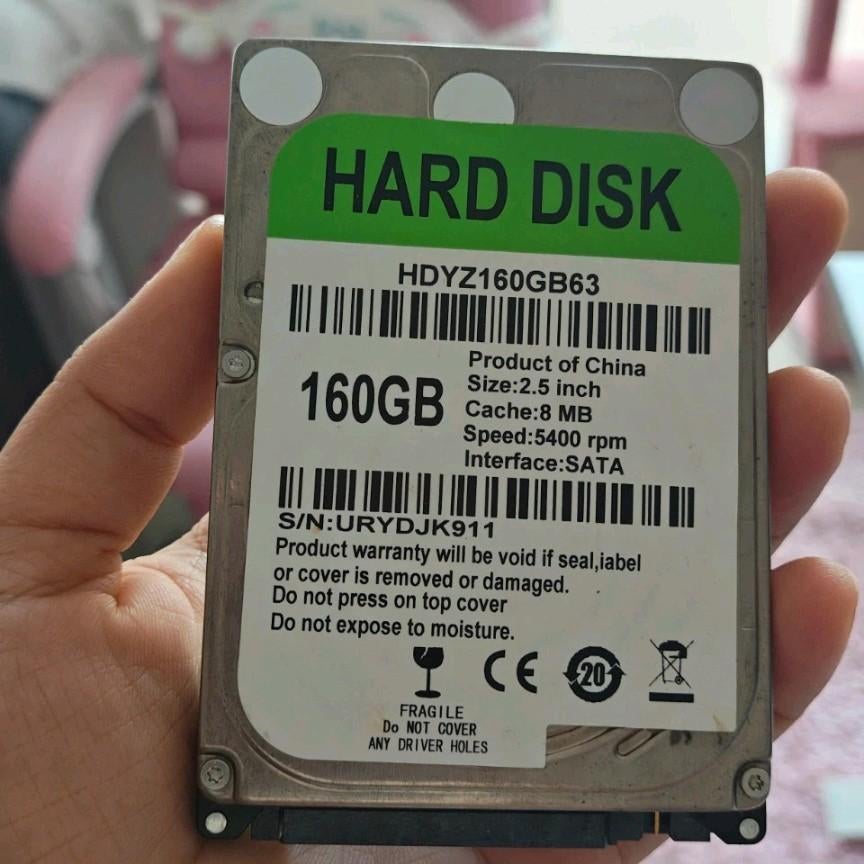 Laptop harde schijf 160GB, Nieuw, Ophalen of Verzenden, Laptop, SATA