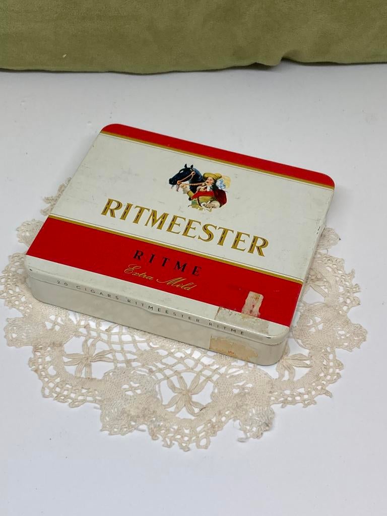 Vintage blikje Ritmeester (220322), Verzamelen, Ophalen of Verzenden, Gebruikt, Overige