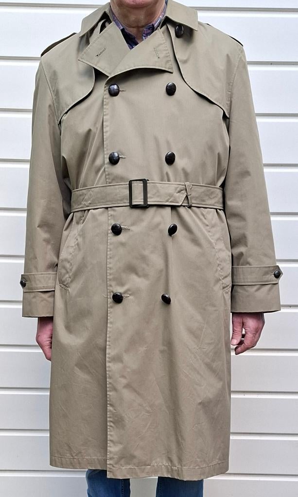 Trenchcoat regenjas heren KL maar 501/4, Ophalen of Verzenden, Zo goed als nieuw, Maat 48/50 (M), Overige kleuren