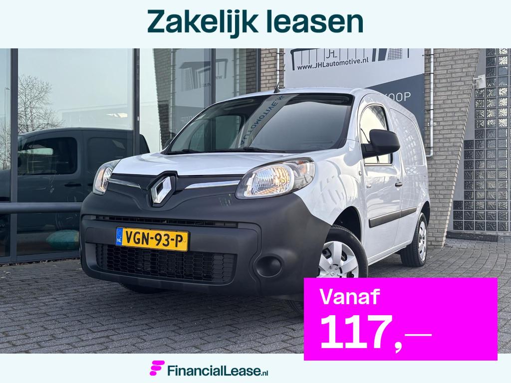 Renault Kangoo Z.E.*KOOPACCU*AIRCO*CRUISE*BETIMMERING*, Stof, Gebruikt, 33 kWh, Wit