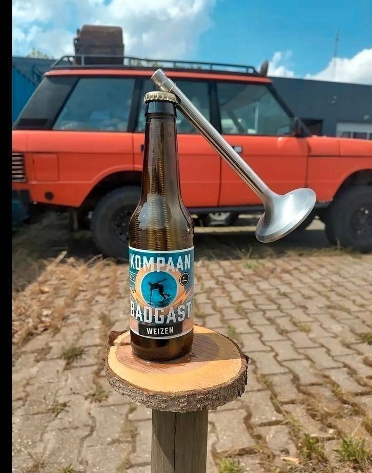 flesopener mancave auto bier opener motorbloktafel cadeau, Ophalen of Verzenden, Nieuw