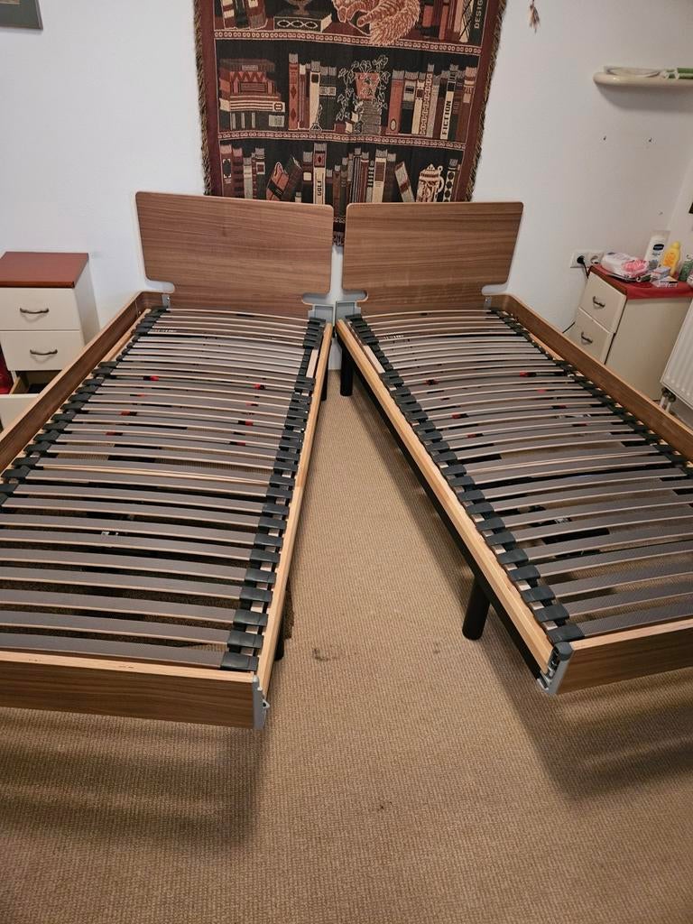 Auping auronde deelbaar en verstelbaar 180x200x42, Ophalen, Verstelbaar, Tweepersoons, Zo goed als nieuw