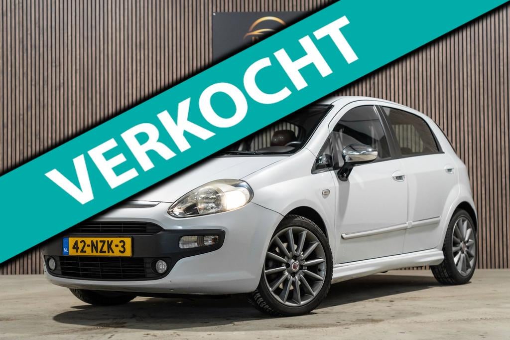 Fiat Punto Evo 1.3 M-Jet Dynamic Nette Auto, Auto's, Voorwielaandrijving, Euro 5, Gebruikt, Zwart