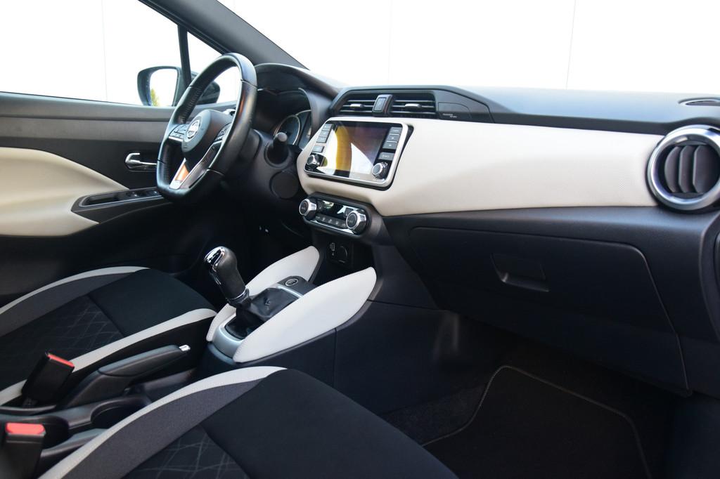 Nissan Micra 1.0 IG-T Business Edition Navi/Camera/Carplay/D, Voorwielaandrijving, Lichtsensor, Euro 6, Zwart