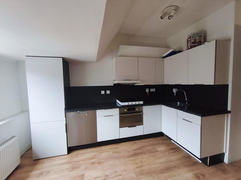 Nette keuken met apparatuur (o.a. Miele), Huis en Inrichting, Keuken | Complete keukens, Ophalen, Gebruikt, Wit, Hoekkeuken