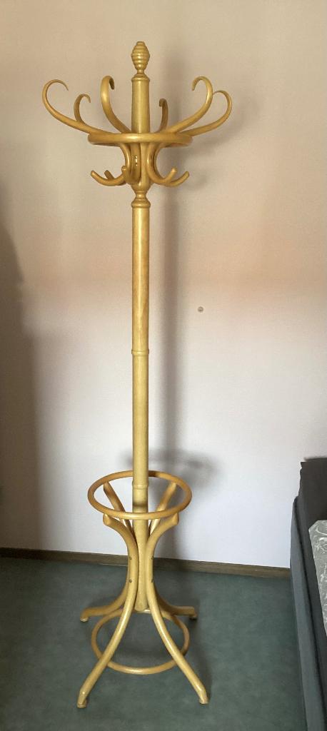 Staande houten kapstok in Thonet stijl, Ophalen, Gebruikt, Staande kapstok, 150 tot 200 cm