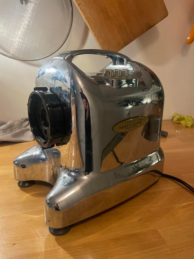 Matstone 6-in-1 Slowjuicer - Weinig gebruikt, Ophalen, Gebruikt, Elektrisch, Slowjuicer