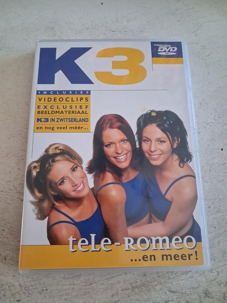 K3 dvd teLe-Romeo en meer, Ophalen, Gebruikt, Alle leeftijden, Kinderprogramma's en -films