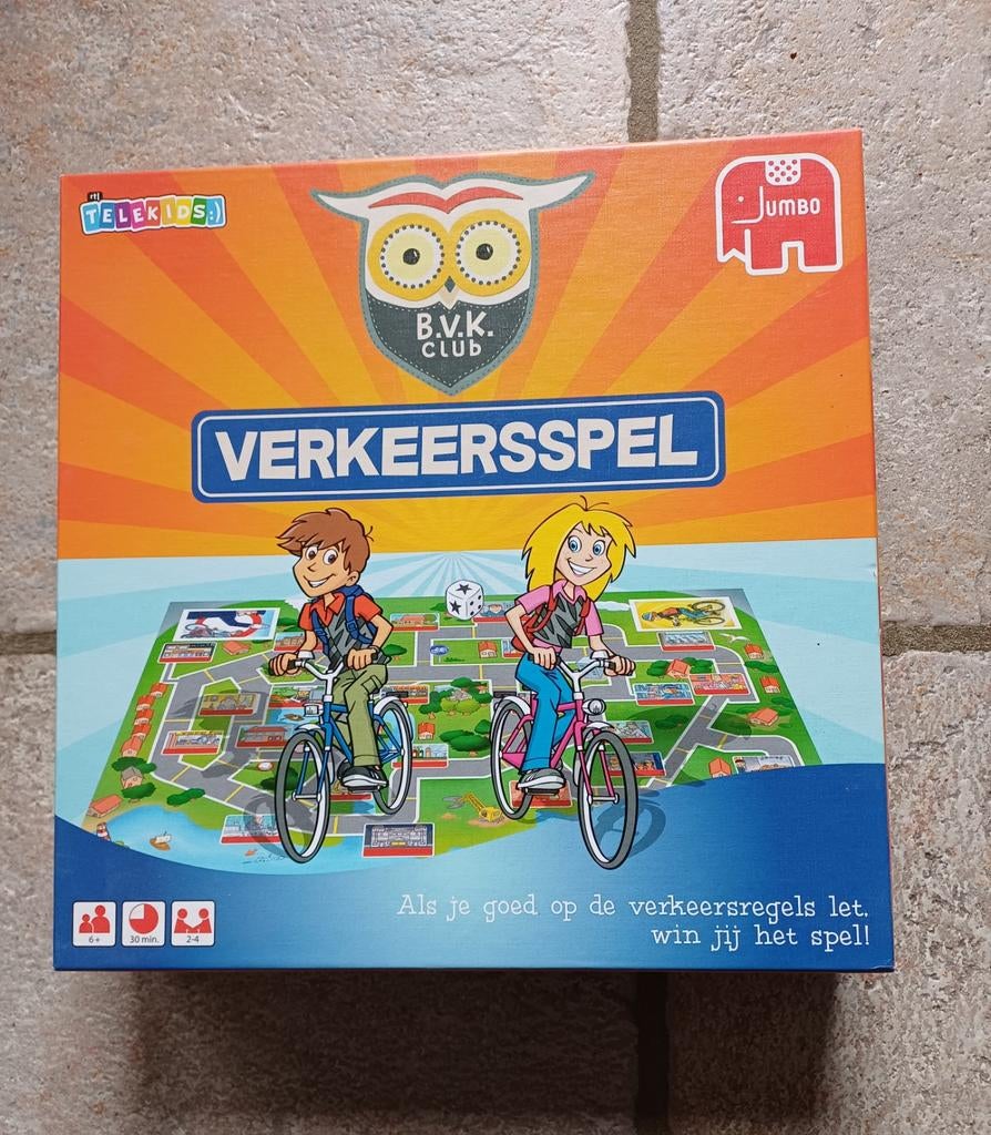 Zgan verkeersspel van Jumbo, Een of twee spelers, Ophalen of Verzenden, Zo goed als nieuw, Jumbo