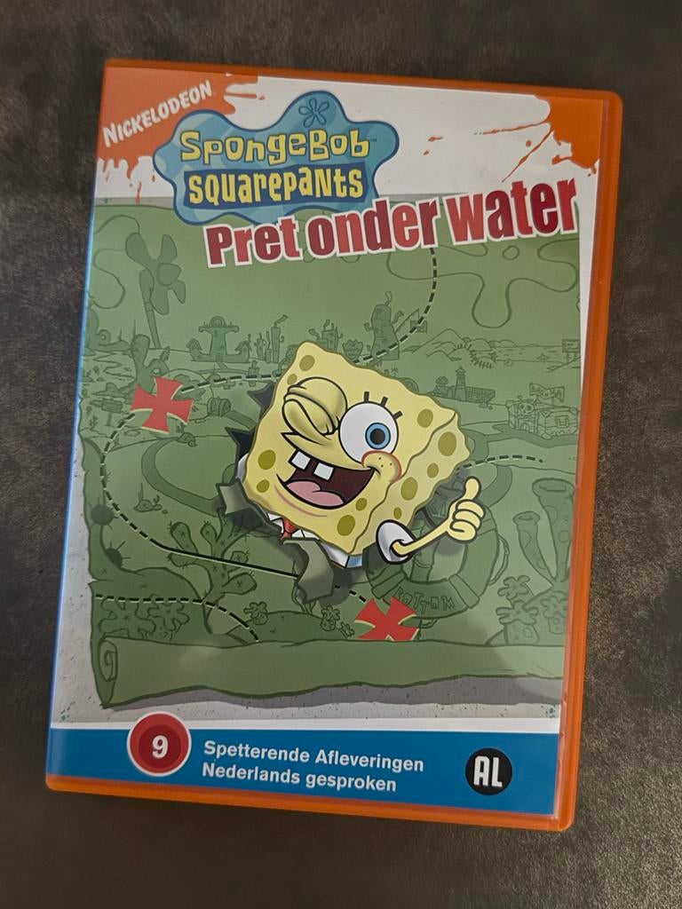 SpongeBob SquarePants: Pret onder water DVD, Cd's en Dvd's, Dvd's | Tekenfilms en Animatie, Gebruikt, Amerikaans, Tekenfilm, Alle leeftijden