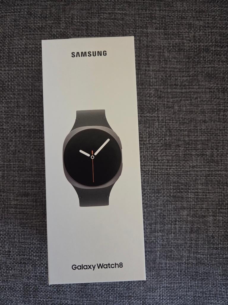 Nieuw in dicht gesealde doos, Samsung galaxy watch 8, Sieraden, Tassen en Uiterlijk, Smartwatches, Ophalen, Zwart, Nieuw, Samsung ⌚️